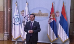 23 December 2019 National Assembly Deputy Speaker Prof. Dr Vladimir Marinkovic at the celebration of the successful realization of the 141st Assembly